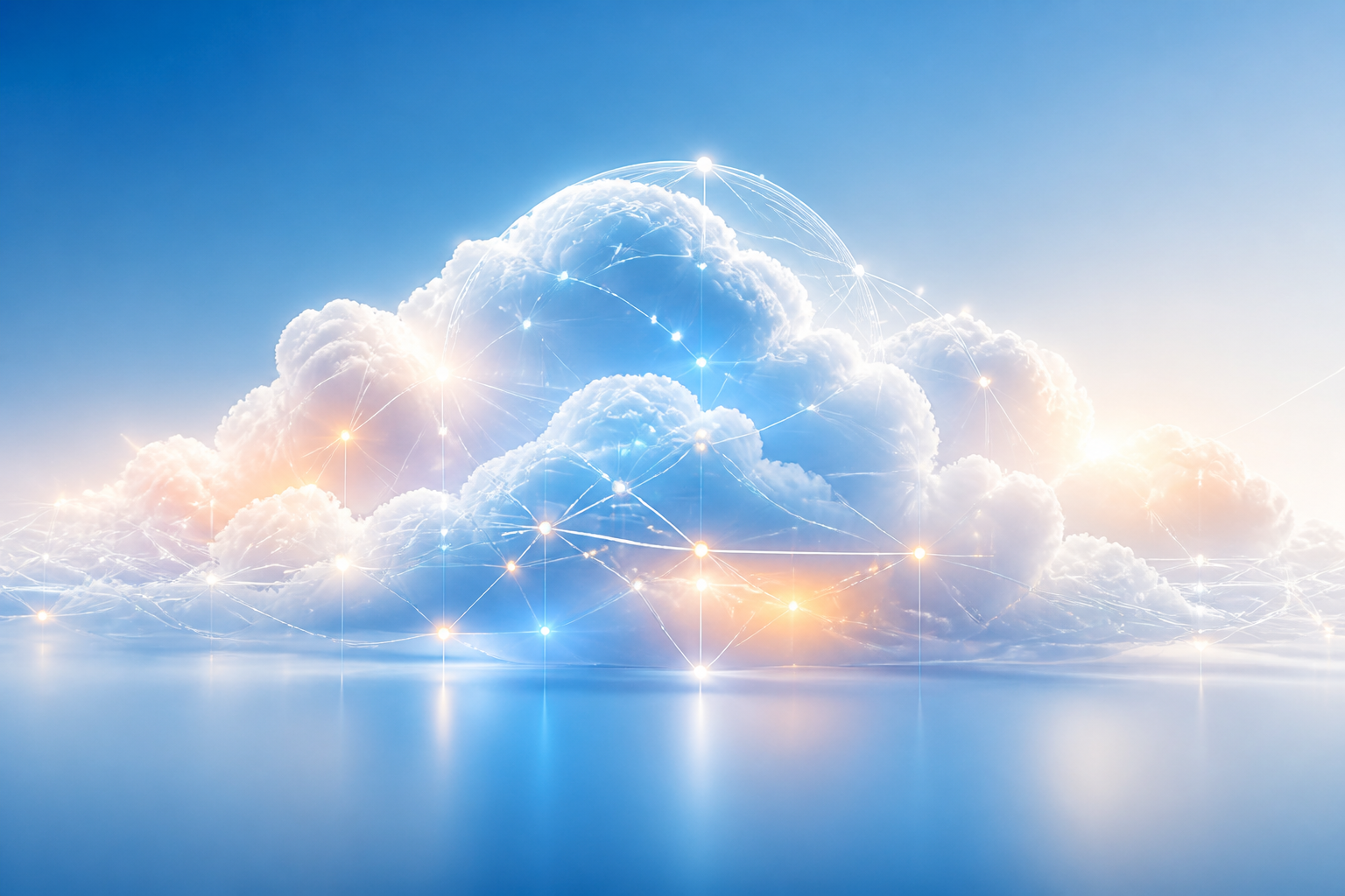 Cloud computing and AWS infrastructure concept